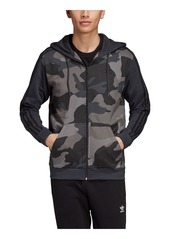 adidas Originals Men's Camo Full-Zip Hooded Sweatshirt multi/carbon