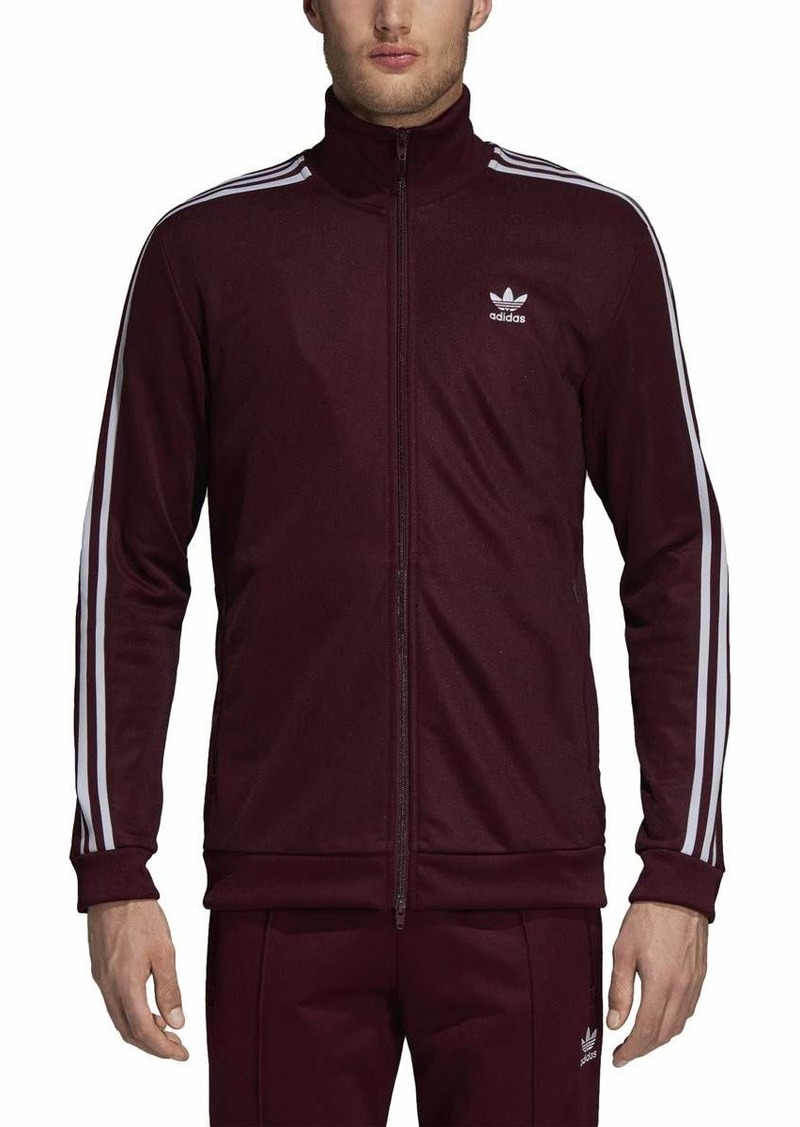 maroon adidas track top