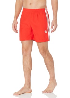 adidas Originals Men's Standard Adicolor Classics 3-Stripes Swim Shorts
