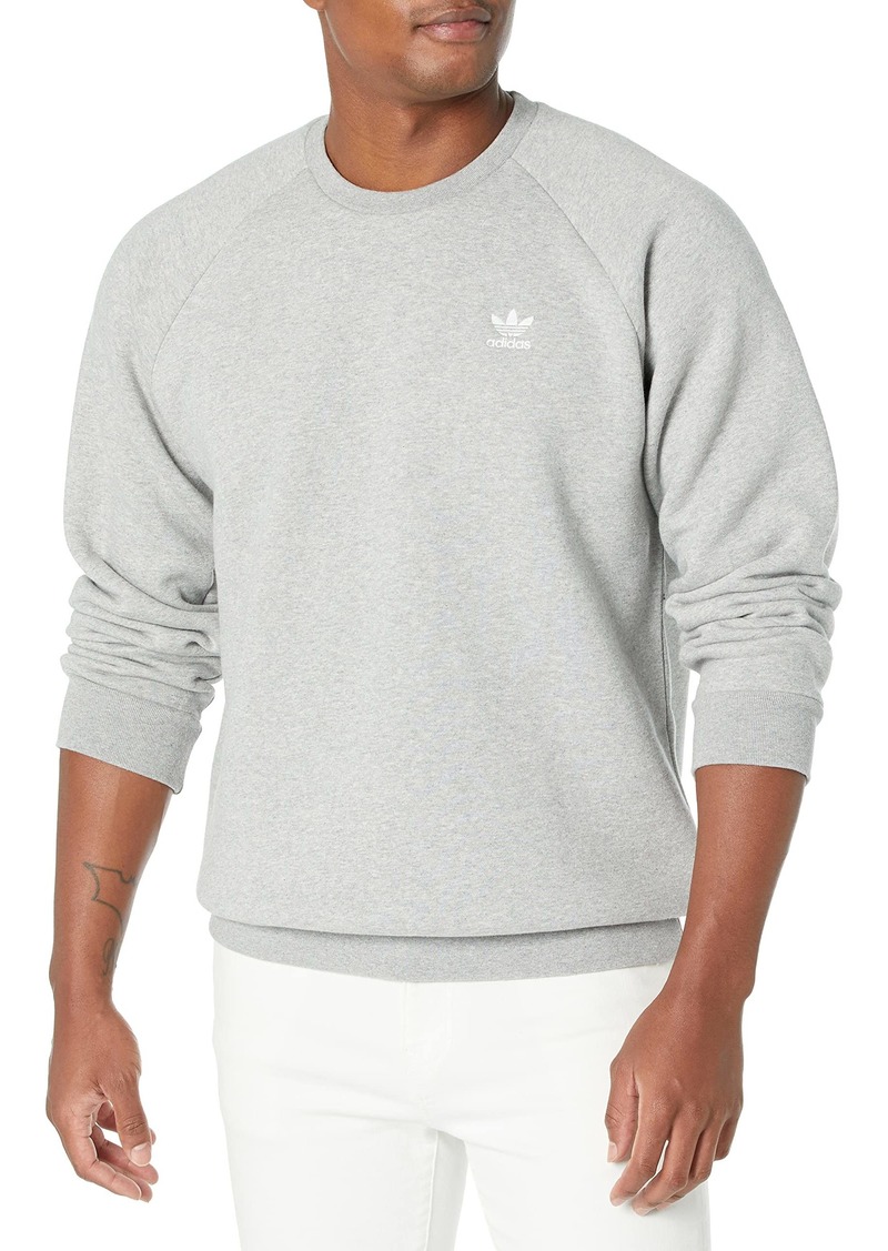 adidas Originals mens Trefoil Essentials Crew Neck Sweatshirt   US