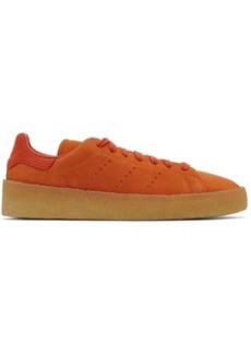 adidas Originals Orange Stan Smith Crepe Sneakers