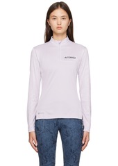 adidas Originals Purple Half-Zip Top