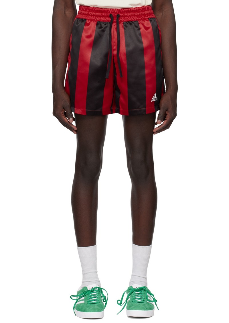 adidas Originals Red Striped Shorts