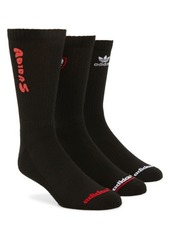 adidas Originals Street Assorted 3-Pack Crew Socks