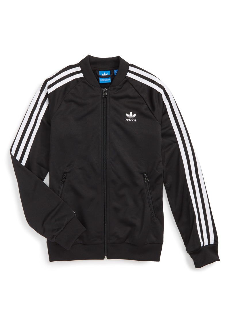 girls black adidas jacket