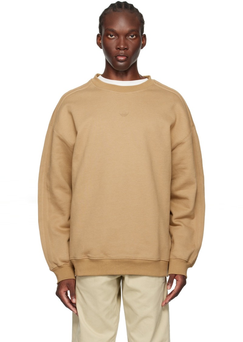 adidas Originals Tan Field Issue Essentials Sweatshirt