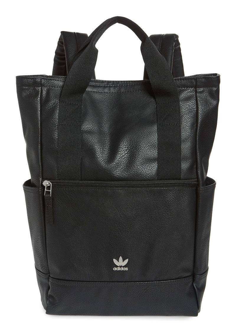 adidas leather rucksack