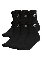 adidas Originals Trefoil 6-Pack Quarter Socks