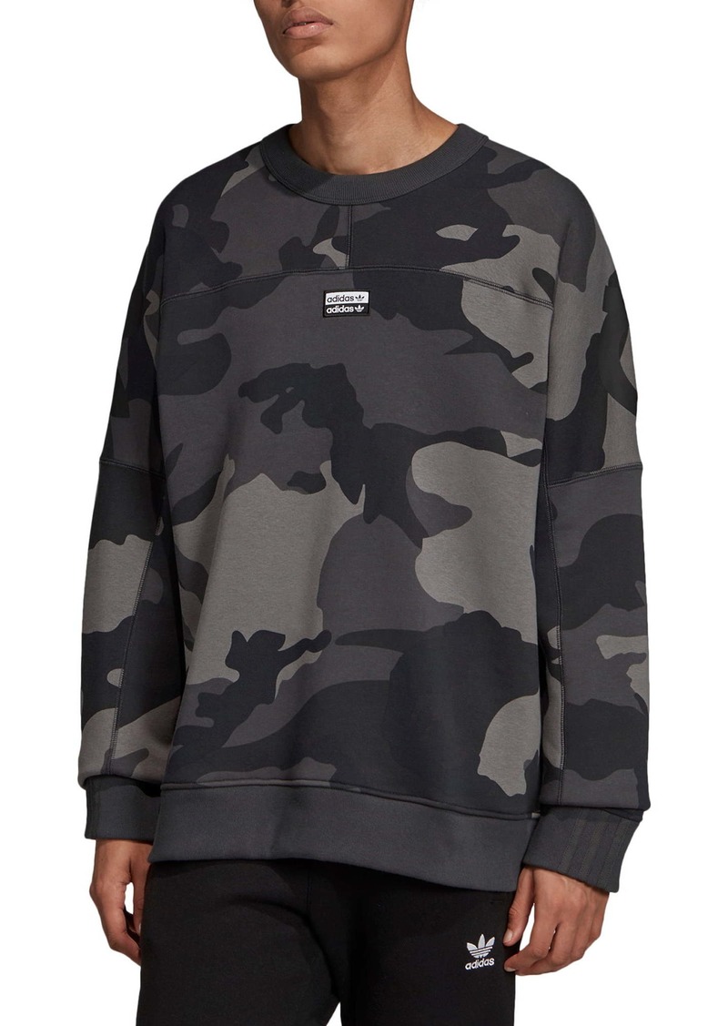 adidas camo crew sweatshirt