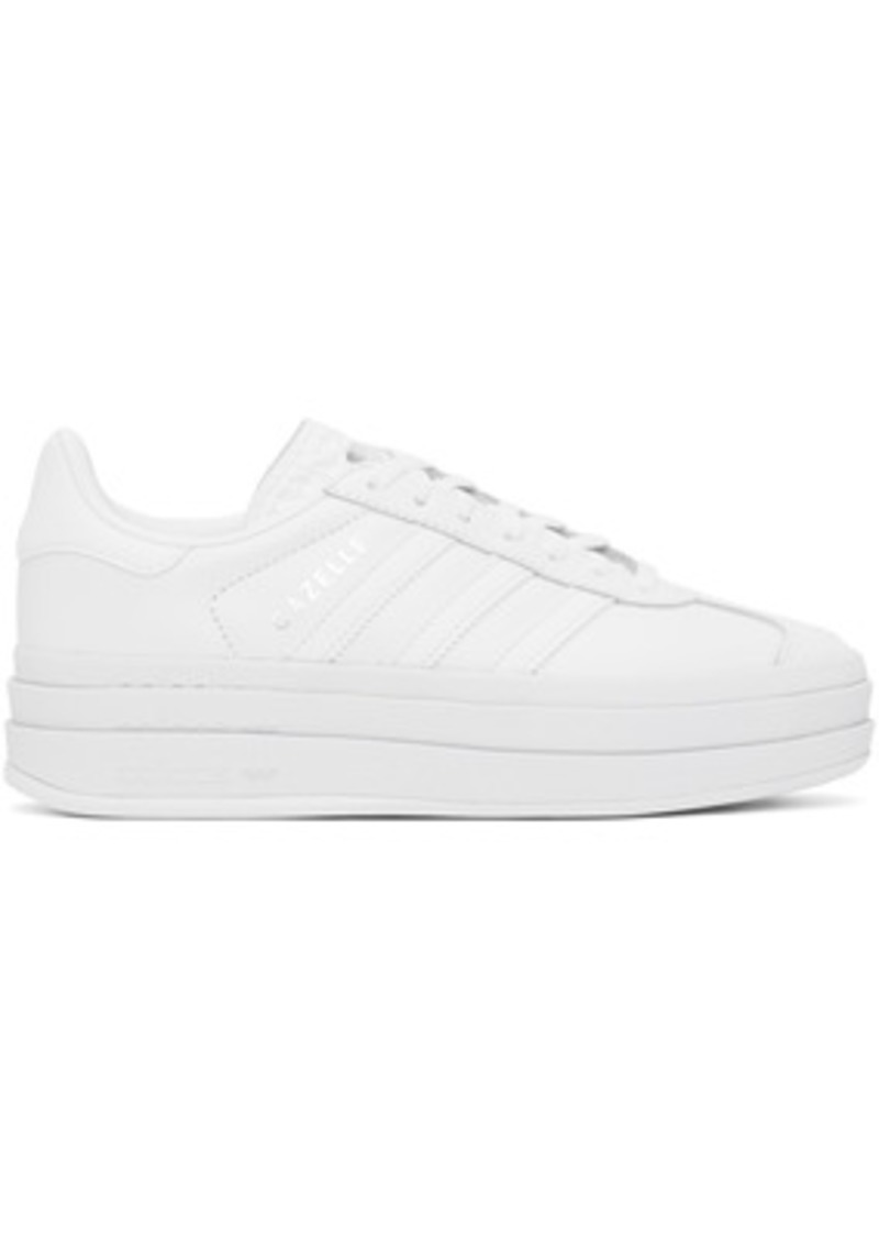 adidas Originals White Gazelle Bold Sneakers