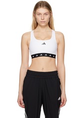 adidas Originals White Powerreact Techfit Sport Bra