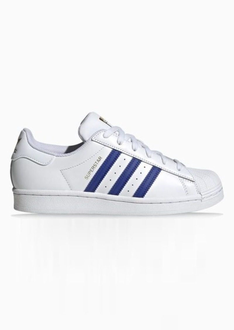 adidas Originals White/blue Superstar sneakers