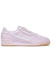 Adidas Originals Woman Continental 80 Perforated Textured-leather Sneakers Lilac
