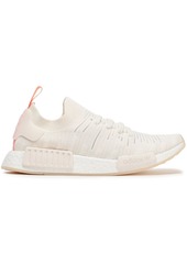Adidas Originals Woman Nmd R1 Stretch-knit Sneakers Ivory