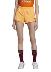 adidas Originals womens 3-stripes Shorts Orange  US