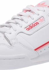 adidas Originals Women's Continental 80 Sneaker White/Glory Pink/Lush red  M US