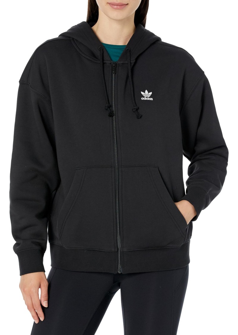 adidas Originals Women's Essentials Full-Zip Boyfriend Hoodie