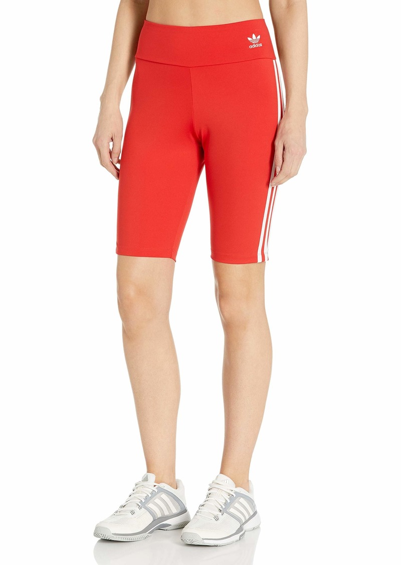 adidas Originals Women's Short Tights lush red/White S