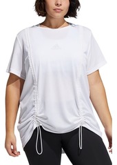 adidas Primeblue Mesh T-Shirt in White at Nordstrom