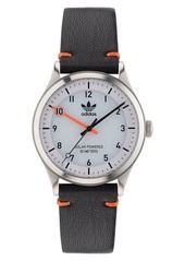 adidas Project One Solar Powered Vegan Leather Strap Watch