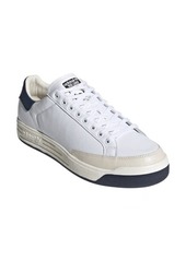 adidas Rod Laver Vintage Leather Sneaker in White/Navy/Off White at Nordstrom