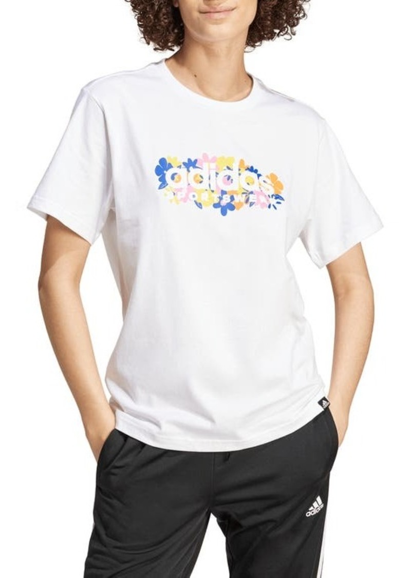 adidas Soft Side 2.0 Cotton Jersey Graphic T-Shirt