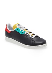 adidas Stan Smith Low Top Sneaker in Black/White/Blue at Nordstrom