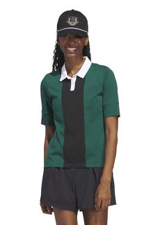 adidas Standard Women's Go-to Stripe Short Sleeve Polo Shirt
