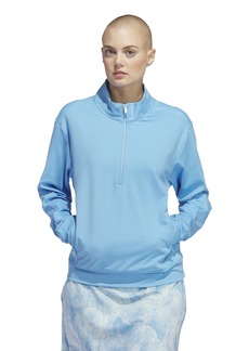 adidas Standard Women's Ultimate365 Half-Zip Layering Top semi Blue Burst