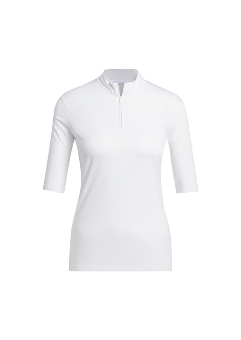 adidas Women's Ultimate365 Heat.RDY Mock Neck Polo Shirt