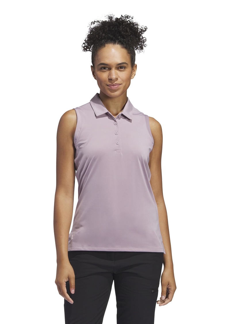 adidas Standard Women's Ultimate365 Solid Sleeveless Polo Shirt