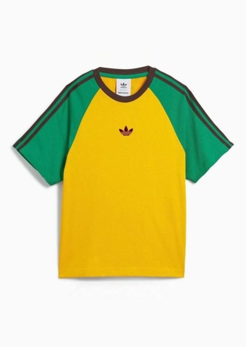 adidas Statement Wales Bonner two-tone crew-neck T-shirt