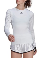adidas Tennis Freelift Long Sleeve T-Shirt in White/Black at Nordstrom