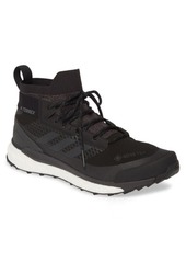 adidas Terrex Free Hiker Gore-Tex® Waterproof Hiking Boot in Black/Grey/Active Orange at Nordstrom