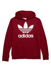 girls red adidas hoodie