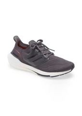 adidas UltraBoost 21 Running Shoe in Grey Five/Grey Five/Orange at Nordstrom