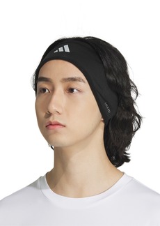 adidas Unisex Alphaskin 2 Reflective Logo Headband - Black