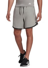 adidas Wellbeing Performance Training Shorts in Light Grey Heather at Nordstrom