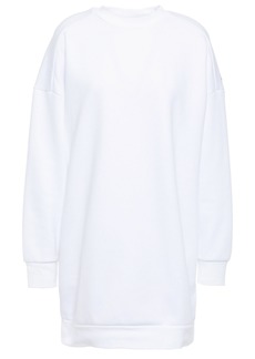 adidas cold shoulder sweatshirt white