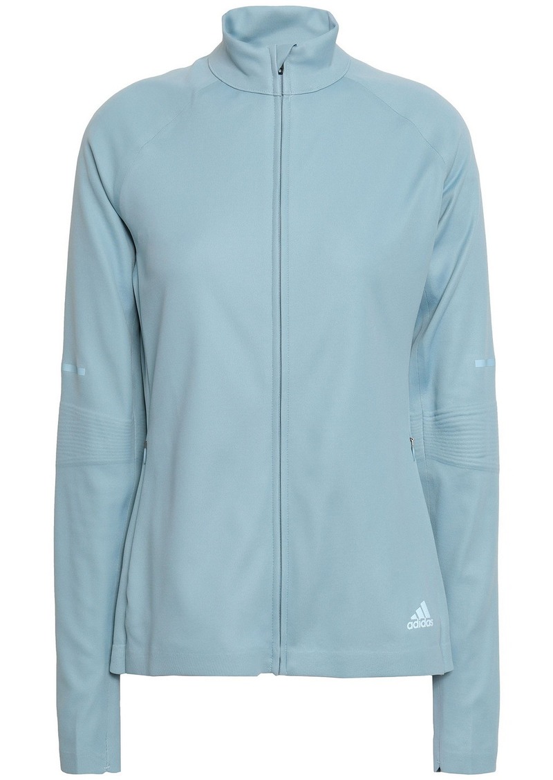 adidas track jacket light blue