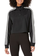 adidas Womens 1/4 Snap Tricot Pullover
