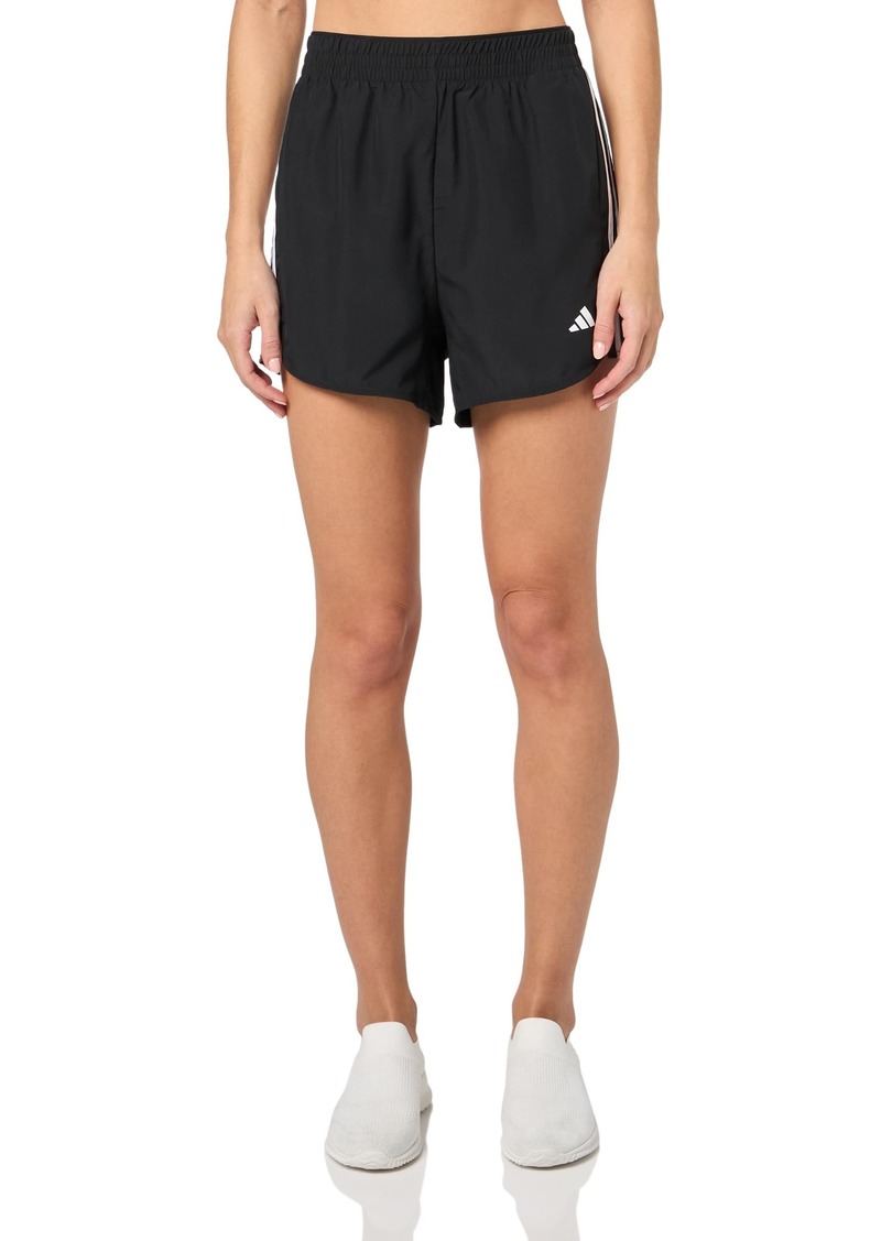 adidas Women's 3-Stripes High-Rise Training Shorts