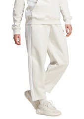 adidas Women's 3-Stripes Open Hem Fleece Joggers - Medium Grey Heather/white
