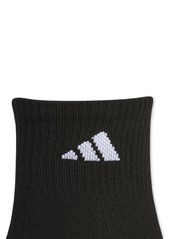 adidas Women's 6-Pk. Superlite 3.0 Quarter Socks - Black/White