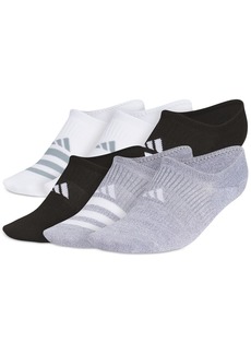 adidas Women's 6-Pk. Superlite 3.0 Super No Show Socks - White/CoolLightHthr/Black