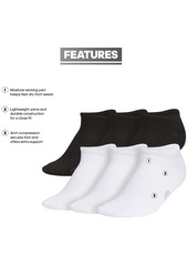 adidas Women's 6-Pk. Superlite Classic No Show Socks - Black/Grey/White