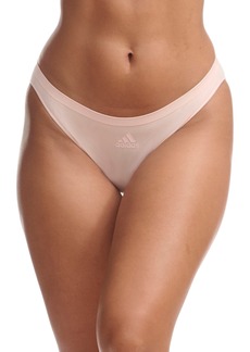 adidas Intimates Women's Active Seamless Low Rise Bikini Underwear 4A1H73 - Peach Whip