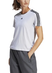 adidas Women's Aeroready Train Essentials 3-Stripes T-shirt - Black