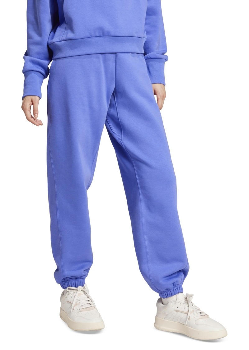 adidas Women's All Szn Relaxed-Fit Fleece Sweatpants - Semi cobalt blue