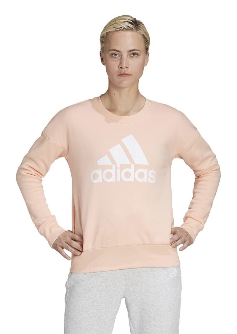 adidas womens Badge of Sport Crew Sweatshirt